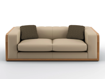 VERTIGO - 3 seater leather sofa by BRUNO ZAMPA - view 2